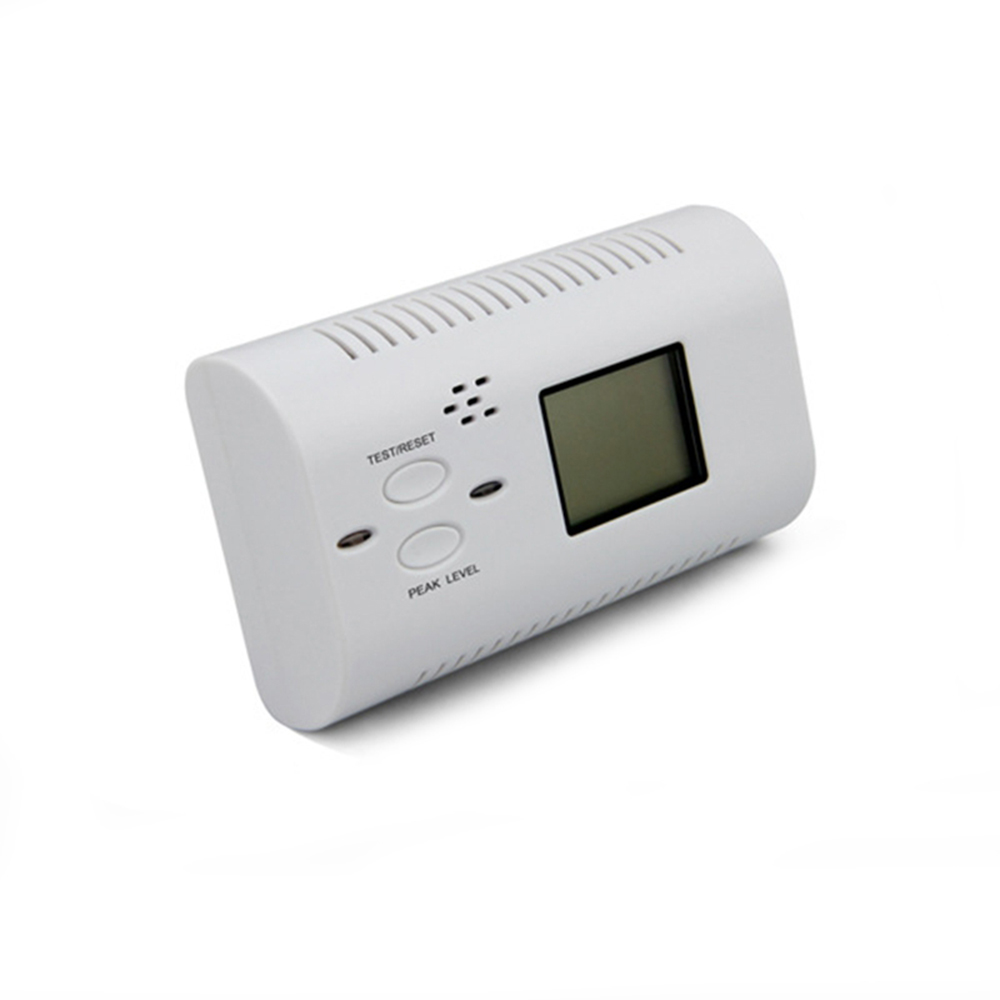 LCD Smart Voice Carbon Monoxide Detector CO Alarm Sensor Poison Gas Fire Smoke Alarm Alarm with Voice Alarm